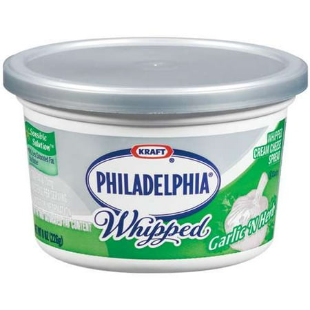 Kraft Philadelphia: Whipped Garlic 'n Herb Cream Cheese Spread, 8 oz