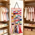 thumbnail image 4 of Hair Bows Holder & Organizer for Women Girl, Hair Accessory | Large Capacity Bows Hanger, Hair Accessory Storage Display with Sturdy Rope, Wall Hanging for Girl Women Room Decor,Pink, 4 of 8