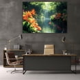 thumbnail image 6 of Mudket Canvas Print Framed Ready to Hang Tropical Canvas Wall Art, Green Botanical Landscape Wall Decor Artwork for Living Room Bedroom, Floral Jungle Wall Pictures - 12"L x 8"W, 6 of 10