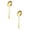 Gold(2PCS), variant on PLJFXXM Extra Large Serving Spoons Set, 8.8 Inch Gold Serving Utensils Stainless Steel Big Metal Spoons for Buffet, Parties, Catering, Banquet - Dishwasher Safe (1-Piece, Gold)