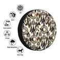 thumbnail image 4 of Salouo Dreamcatcher Print Spare Tire Cover 14-17 inch Spare Tire Protector Universal Tough Tire Wheel Cover for Trailer SUV and Truck-14 inch, 4 of 6