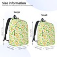 thumbnail image 2 of Bingfone St Patrick's Day1 Print Canvas College Laptop Backpack, Large Capacity Lightweight College Bookbag Casual Daypack-Small, 2 of 5