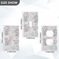 thumbnail image 7 of Yayeee Toggle Light Switch Wall Plate 1-Gang 4.5"x2.7" Home Decorative Outlet Cover, Cartoon Elephant, 7 of 7