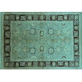 thumbnail image 1 of Ahgly Company Indoor Rectangle Oriental Light Blue Traditional Area Rugs, 8' x 10', 1 of 4