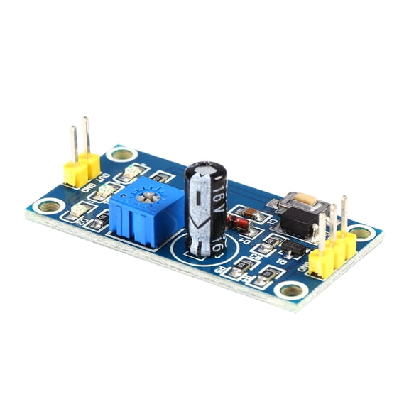 NE555 Delay Module With External Trigger, Adjustable Pulse Timing Relay Control Capability