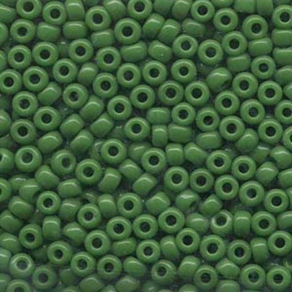 Matte Opaque Green Miyuki Seed Beads 6/0 6-9411F-TB