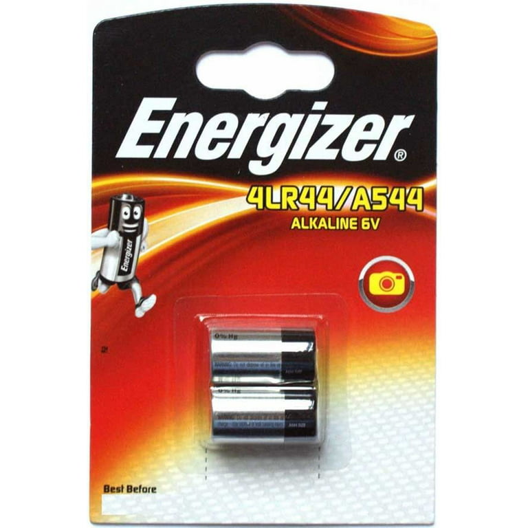 Taxpayer anekdote gennembore Energizer 2 Pack A544, 476A, 4LR44, 28A, L1325, PX28A 6V Battery -  Walmart.com