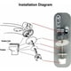 thumbnail image 4 of Bisagras para asiento de inodoro con tornillos de montaje, superficie plateada, para entornos húmedos, 4 of 5