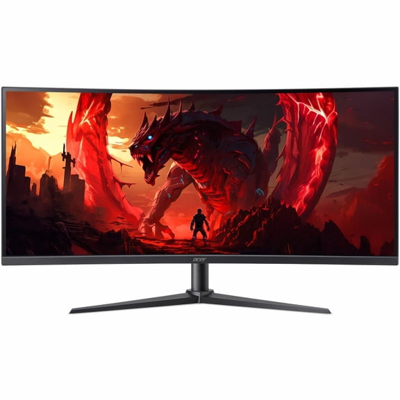 Acer Nitro XZ340CUR X0 34" Class UWQHD Gaming LCD Monitor - 21:9 - Black - 34" Viewable - 3440 x 1440 - FreeSync Premium - 250 Nit - 1 ms - 200 Hz Refresh Rate - Speakers - HDMI - DisplayPort