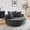 Green, variant on 55''L Chenille Foam Single Swivel Chair, Fluffy Modern Sleeper, 360 Degree Swivel Chair for Living Room, Bedroom, Lounge and Projection Room (Black)