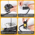 thumbnail image 4 of 4Pcs Tape Measure Fixing Clip Measuring Tape Clip Ruler Holder Scribing Tool, 4 of 9