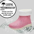 thumbnail image 2 of AUXDIQ Women Rain Boots Outdoor Garden Boots Waterproof Ankle Rain Shoes, 2 of 6