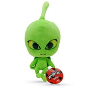 Miraculous Ladybug - Kwami Mon Ami Wayzz, 9-inch Turtle Plush Toys for Kids, Super Soft Stuffed Toy with Resin Eyes, High Glitter and Gloss, and Detailed Stitching Finishes, Wyncor