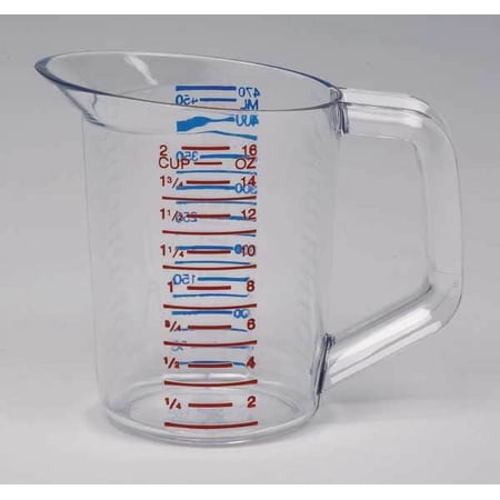 1 pc, Rubbermaid Commercial Polycarbonate Measuring Cup, 1 Pint