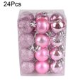 thumbnail image 1 of UDIYO 24Pcs 3cm Plastic Christmas Tree Balls Baubles Home Party Hanging Ornaments, 1 of 7