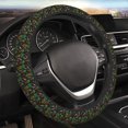 thumbnail image 4 of Kdxio Pineapples Print Elastic Stretch Steering Wheel Cover,Auto Steering Wheel Cover,15 Inch Anti-Slip,Warm in Winter and Cool in Summer,Fit Suvs,Vans Cars,Trucks, 4 of 7
