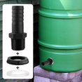 thumbnail image 4 of Tanque sobrellenado, Tanque de agua sobrellenado Juego de 2 acoplamientos rápidos con tuerca y arandela para tanques de lluvia Pasajes de sellado para tanque de agua, barril, cisterna, 4 of 5