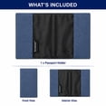 thumbnail image 2 of Brookstone Passport Holder Slim Lightweight Anti-Theft RFID Blocking Passport Covers for Travelling, 2 of 7
