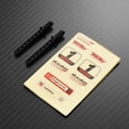thumbnail image 3 of Vogacara 2x soporte de carcasa de cuerpo de aleación de aluminio para AXIAL 1/10 ROCK RACER 90026 Hop-ups pieza de mejora pieza de control Kits de construcción modelo Negro, 3 of 5