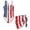 American Flag Stars and Stripes, variant on Swimsuits for Teen Girls One Piece Bathing Suit See-Through Coverups Cut Out Back Beachwear for Surfing Water Park, Size 11-12, Rabbit Carrot Print Blue