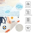 thumbnail image 3 of Yayeee Bath Rug for Bathroom Floor Non Slip Rectangle Fluffy Soft Absorbent Mat, 16"x24", Playful Forest, 3 of 7