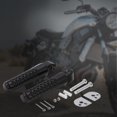 thumbnail image 4 of 1 par de reposapiés para motocicleta, reposapiés para motocicletas de aleación de aluminio, soporte para reposapiés para ct200U Negro Baoblaze Reposapiés de motocicleta, 4 of 8