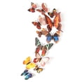 thumbnail image 5 of Three-dimensional Simulation  Butterflies  Wall  Sticker Magnet Design Reusable Colorful Household Furniture Decorative Accessories, 5 of 9