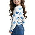 thumbnail image 4 of YunPes Girls' Long Sleeved Shirts Colorful T Shirts Round Neck Tops Light T Shirts Loose Pullovers Basic Long Sleeve Tee Shirts, 4 of 6