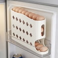thumbnail image 5 of Leodye 1PCS Rolling Slide Egg Storage Box, Fridge Side Door Organizer, Special Fresh-Keeping Container for Eggs -12.60×7.09×2.76in, 5 of 6
