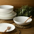 thumbnail image 5 of Stone Lain Taglio 24-Piece Dinnerware Set Bone China, Matte White, 5 of 6