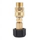 thumbnail image 3 of 4X Juego de Adaptadores para Lavadoras A Presión, Conector Rápido, M22 14mm Giratorio A Conexión Métrica M22, M22-14 Giratorio + Enchufe de 3/8 Pulgadas, 5000 PSI, 3 of 8