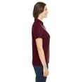 thumbnail image 3 of CORE365 CE112W Women's Fusion ChromaSoft™ Pique Polo-Burgundy-M, 3 of 3