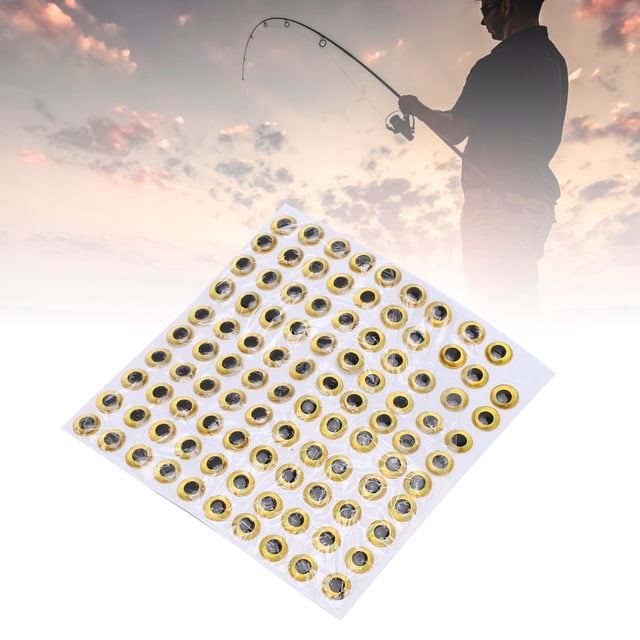 Simulation Fisheye Sticker Durable Lightweight Not Easy to Drop 3D Fisheye Sticker
