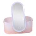 thumbnail image 1 of Caja Organizadora de Maquillaje Portátil Yinane Organizador de maquillaje con espejo de luz Rosa y blanco, 1 of 4