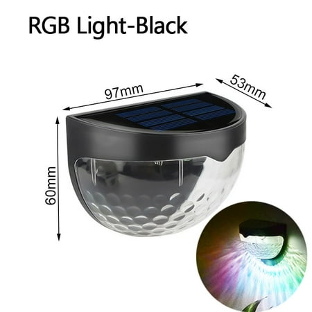 

1-20PCs 6LED Solar Wall Light Outdoor Wall Lamps Waterproof Energy Lamps Step Courtyard Garden Decoration Lights