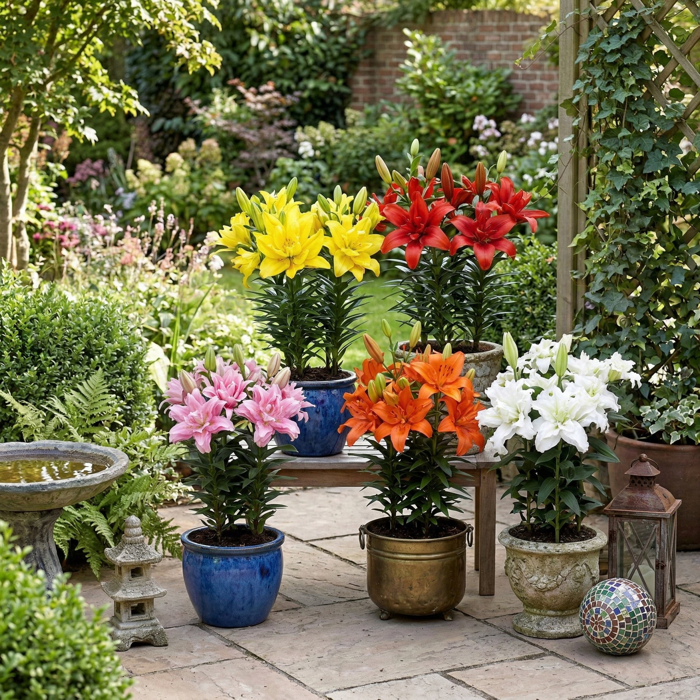 National Plant Network Lily Double Oriental Mixed Bulbs (5-Pack)