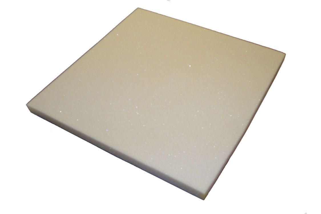 SunGlo Memory Foam Cushioning 16 X 16 X 1 Inches, Slab Memory Foam