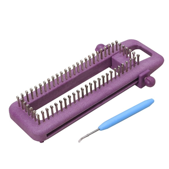 Adjustable Sock Loom Kit Knitting Socks Scarf Hat DIY Hand Craft Tool Plastic