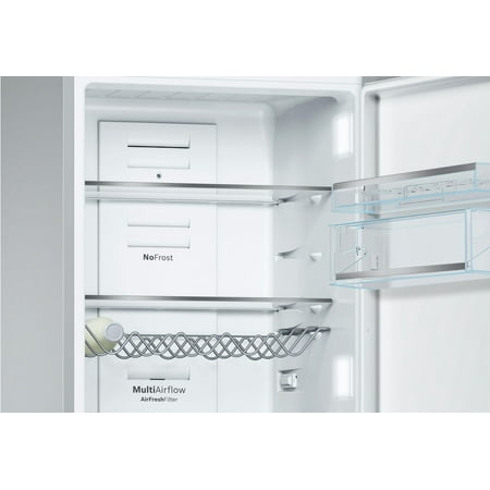 Bosch - 800 Series 10 Cu. Ft Bottom-Freezer Counter-Depth Refrigerator - Multi