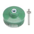 thumbnail image 4 of Unique Bargains 2Inch 50 Grit Abrasive Coating Removal Bristle Disc with 1/4 Inch Shank, Green, 4 of 7