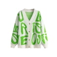 thumbnail image 1 of Pisexur Veste pour Femmes, Cardigans à devant Ouvert, Trenchs, Vestes d'Automne, Cardigan Décontracté pour Femmes à Imprimé Léopard, Col en V, Tricoté, à Boutons, à Manches Longues, Chandail, Haut, Manteau, Haut, 1 of 8