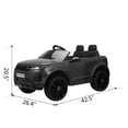 thumbnail image 3 of TOBBI 6V Kids Electric Battery Powered Ride On Luxury Toy Car, White, 3 of 13