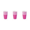 thumbnail image 1 of relayinert Lot de 50/lot Gobelets Jetables pour Amateurs de Café Couleurs Vibrantes Résistants aux Déchirures Grand Application Boisson Rouge rose 3Ensemble, 1 of 6