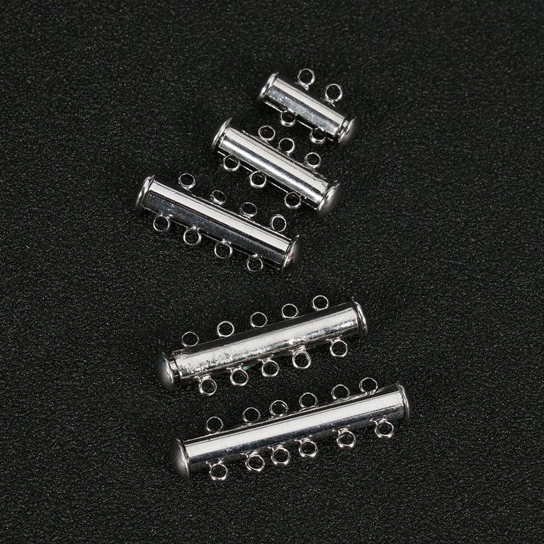 Antika - Layered Necklace Spacer Clasp,Magnetic Slide Clasp Lock Necklace  Connector Multi Strands Slide Tube - kitantik 