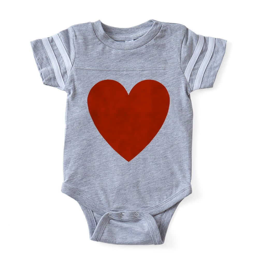plain red baby bodysuit