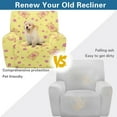 thumbnail image 4 of Kuiaobaty Capybara Apple Star Reclining Slipcover Dustproof Reclining Sofa Slipcover Durable Recliner Chair Cover Breathable Recliner Couch Cover with Pocket for Pets Kids, 4 of 8