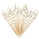 thumbnail image 1 of Uxcell 100Pcs Palillos de cóctel de perla de bambú para bebidas, alimentos y frutas, blanco, 1 of 6