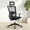 Black gray, variant on Ergonomic Office Chair,High Back Mesh Office Chair,Height-Adjustable Computer Desk Chair With Adjustable Lumbar Support & Headrest,Swivel Task Chair With Armrests For Home Office