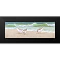 thumbnail image 2 of Seslar, Lin 14x7 Black Modern Framed Museum Art Print Titled - Beach Buddies, 2 of 5