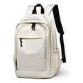 thumbnail image 1 of Mochila escolar Kikigoal CMF-9003BB color beige diseño lisa 32L, 1 of 6